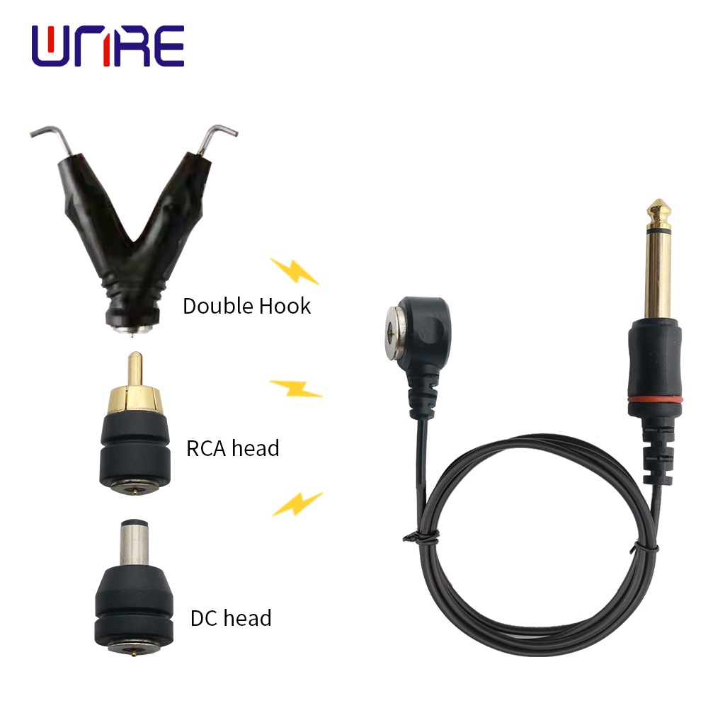 China Newest Tattoo Power Supply Magnetic Clip Cord RCA DC