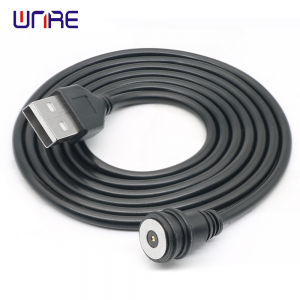 Charging Cable Magnetic Connector with USB Φ10mm Wire Length 116cm 22AWG Male Female